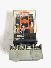 OMRON MK2PN-S CONTACT RELAY 250 VAC/28VDC 10 AMP WITH BASE 300 VAC