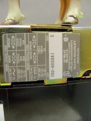 NEMA 700-N Low Profile Industrial Relay 700-N800A1 Series C Allen Bradley