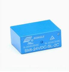 Miniature Print Relays 5V 12V 24V 2-Switcher 2xUM Relays SMI-05V/12V/24VDC-SL-2C
