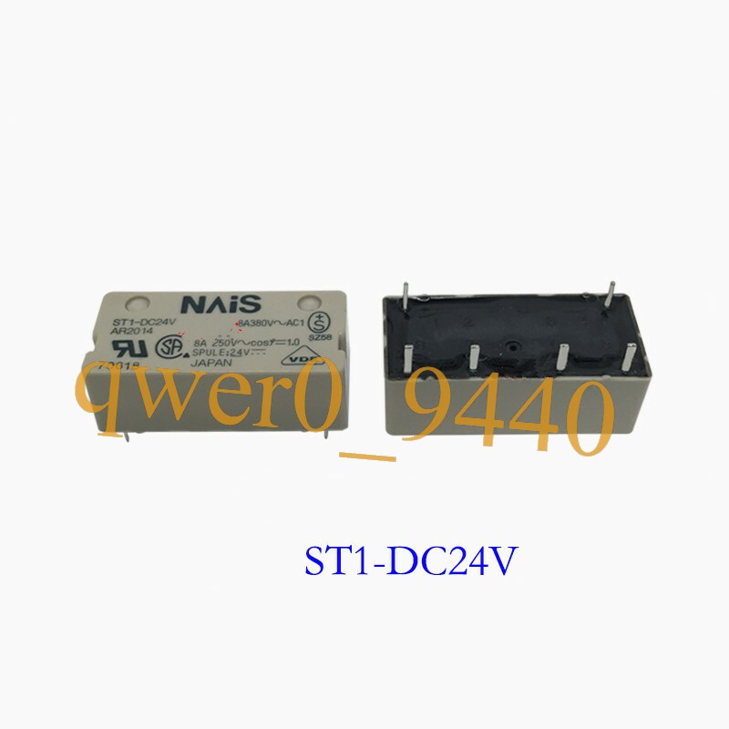 2PCS New Panasonic Power Relay ST1-DC24V AR2014 6-feet