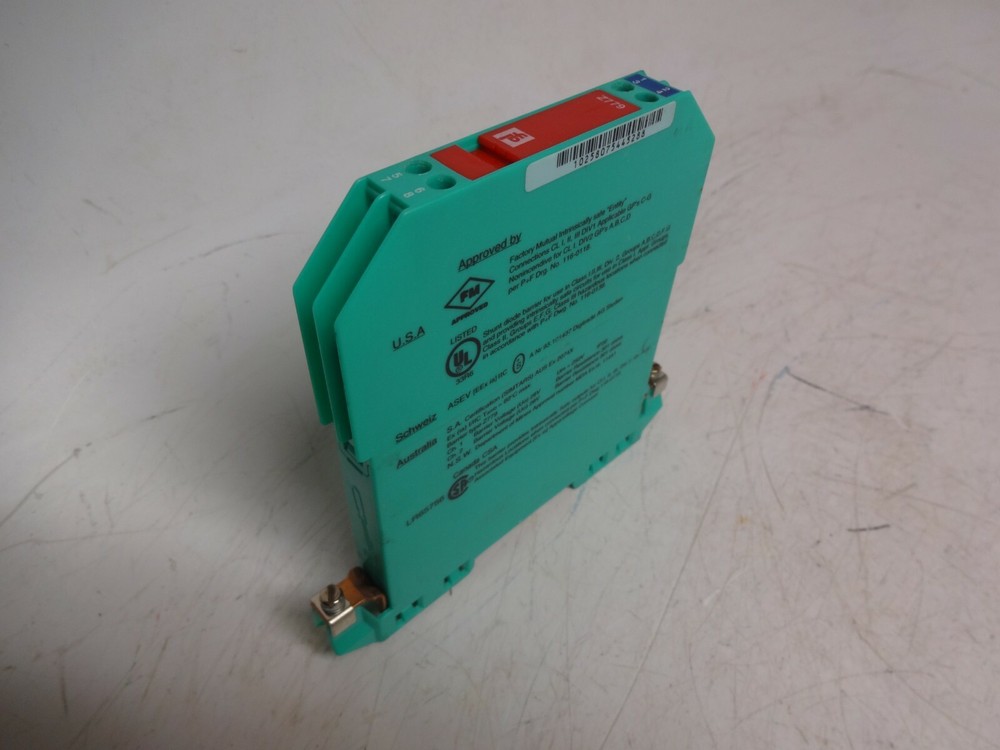 Pepperl + Fuchs 71806 Safe Snap Barrier Relay