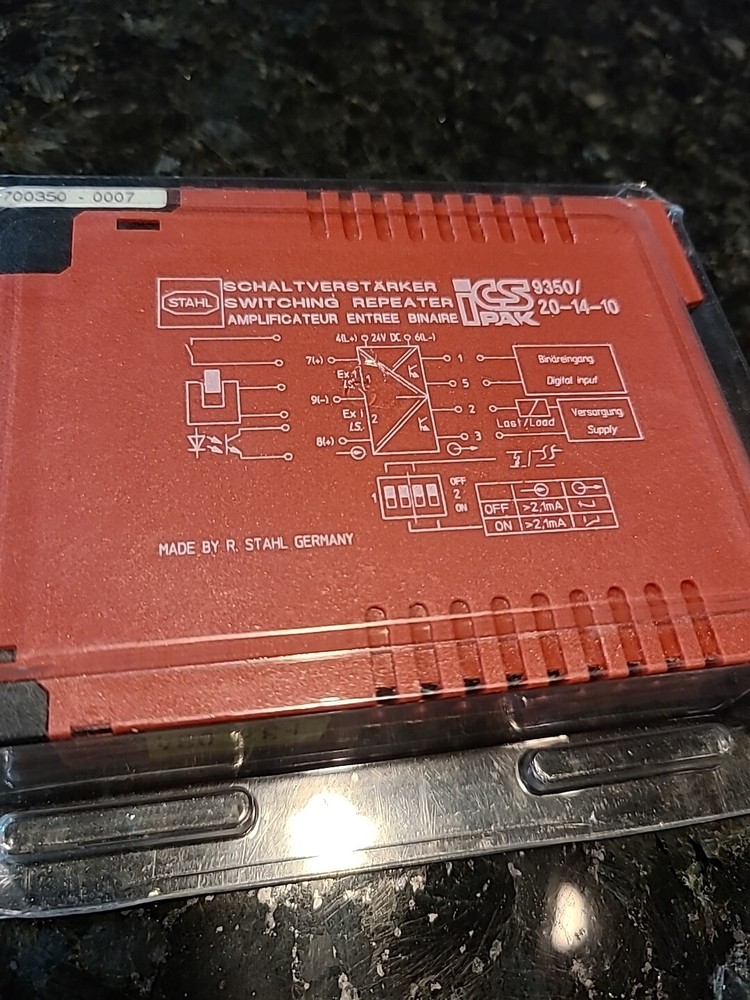 STAHL SWITCHING REPEATER MODULE 9350/10-14-10 New