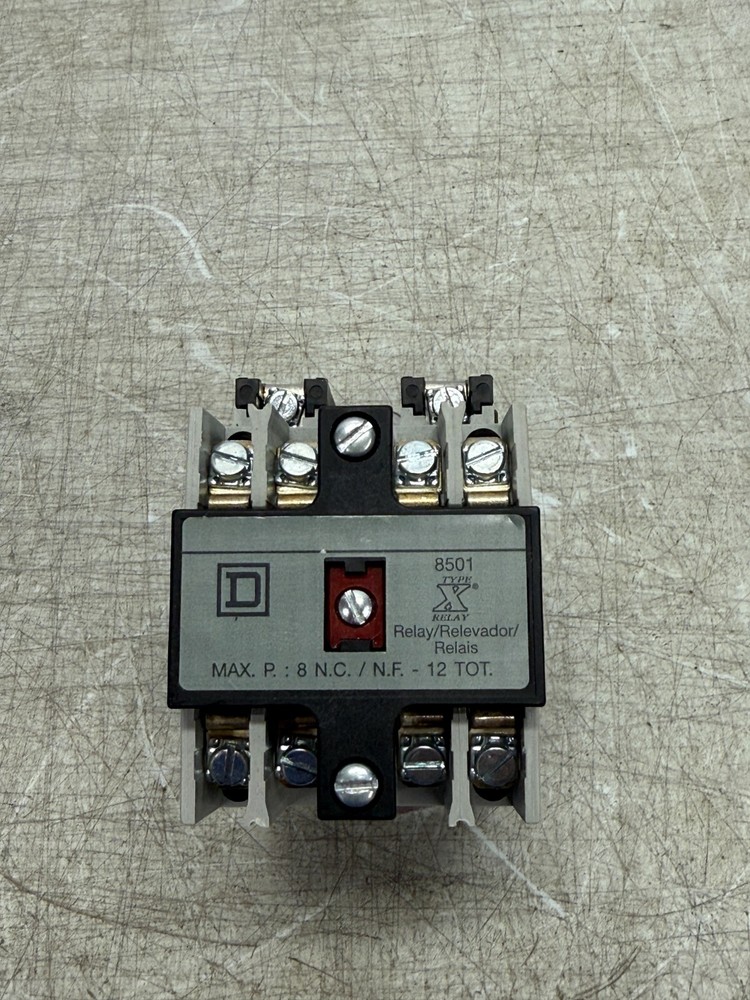 Square D 8501XO20 Control Relay 10A 0-600Vac / 240V ac Coil 8501XO20V03 Type X
