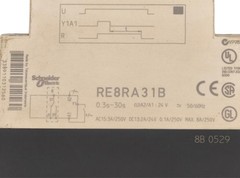 Schneider Telemecanique RE8RA31B Timing Relay Industrial 0.3..30 s Type C 24V