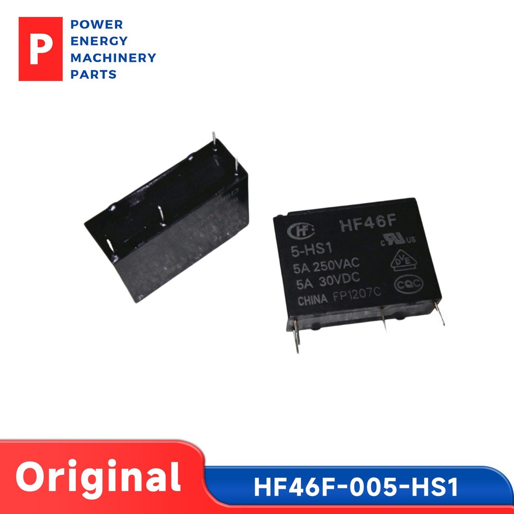 Original HONGFA HF46F-G-005 012 024-HS1 HS1T 5VDC 12V Relay 4 Pin 5A/7A 5PCS