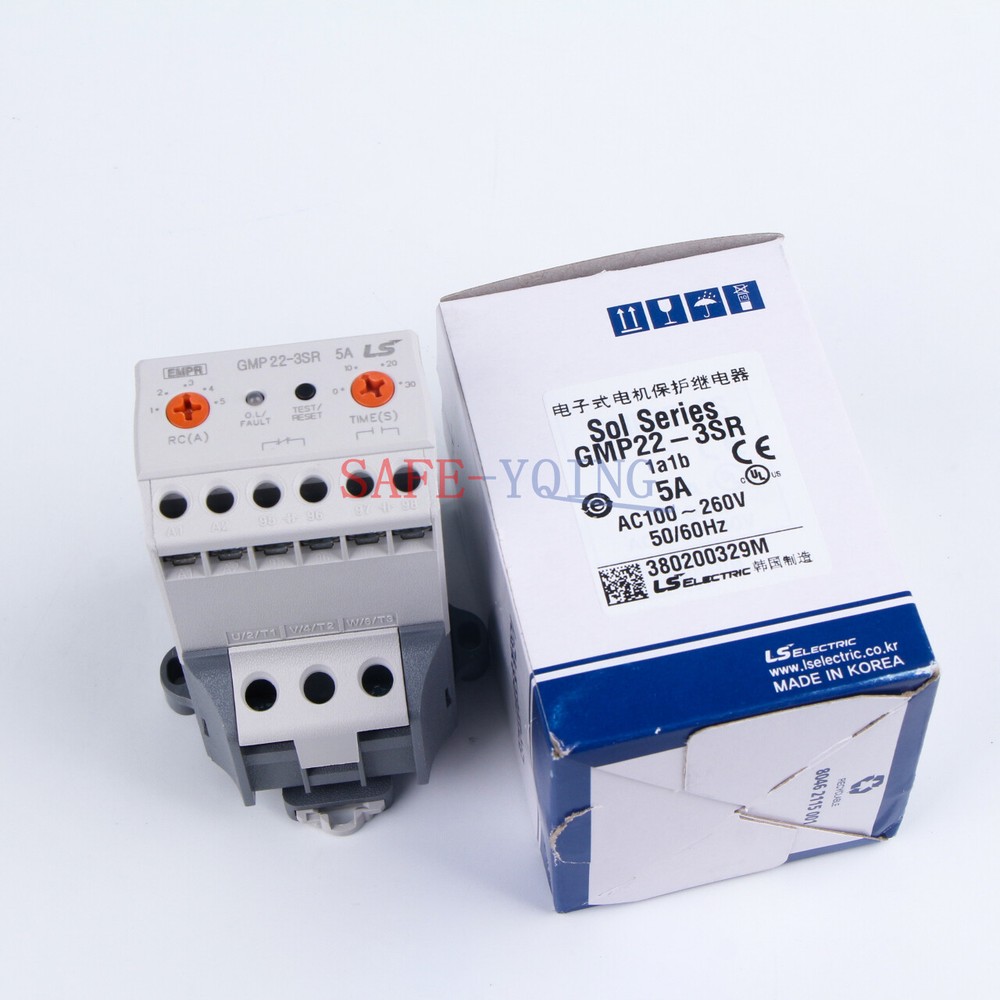 LS Thermal overload relay GMP22-3SR 1A1B 5A AC100-260V NEW