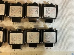 28 pc lot Carling switch circuit breakers. BA2-B2-24-615-1A1-C; BA1