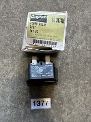 Dayton 3X749E Open Power Relay: Surface Mounted, 24V DC, 8 Pins/Terminals, DPDT