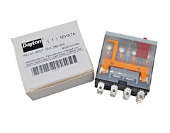 Dayton 1EHX7A Relay 4PDT 15 A 240 VAC Coil New In Box
