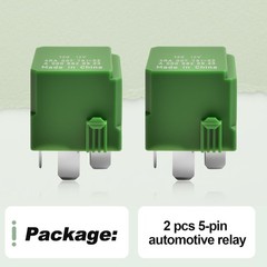 2 Pcs 5-Pin Automotive Multi Function Relay Compatible with 2003-2019 Mercedes B