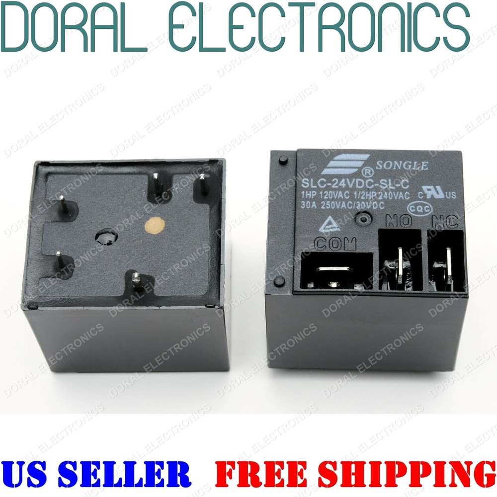 SLC-24VDC-SL-C T91 Electrical PCB Power Relay 24V 24 V Volt 30A 250 VAC Contact