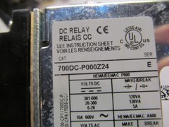 ALLEN BRADLEY 700DC-P00Z24 W/ 700-PBOO DC RELAY 24VDC COIL. B-128