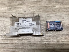 Lot Of 2 Omron G7SA-3A1B 24VDC Relay w/ P7SA-10F-ND Base Socket #04F120PR6