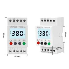 3 Phase Voltage Protector Relay Adjustable Over Under Monitoring Meter 380VAC