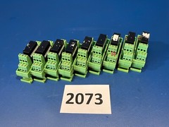 Phoenix Contact UMK-SE 11,25-1 Terminal Block w/ Omron G2R-24 Relay LOT OF 9