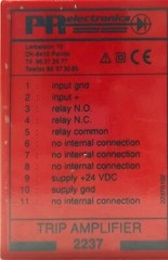 PR ELECTRONICS 2237 TRIP AMPLIFIER RELAY 24VDC 2237 B2A (FREE SHIP FEDEX/DHL)