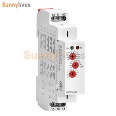 AC/DC12V-240V A220V 16A On Delay Off Delay Timer Relay Time Delay Relay Din Rail