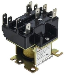 90-340 Magnetic Relay: DPDT, 24, 1/2 hp, 12 A Full Load Amps @ 120VAC