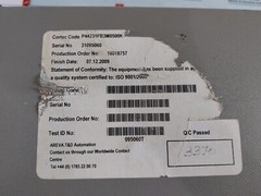 Areva P44231FB3M0500K Full Scheme and High Performance Distance Protection Relay