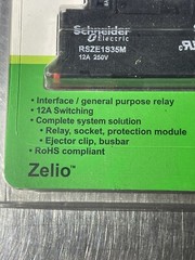 SCHNIDER ELECTRIC RSB1SOC24D SPDT PCB PLUG-IN RELAY & SOCKET, 24 VDC COIL