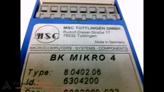 MSC BKMIKRO4 REVISION 1.07 120 VAC 50/60HZ U:230VAC I:2A U:30VDC I:2A, N #118755