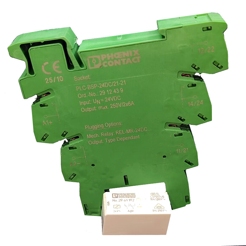 1Piece NO.2961192 24VDC Relay with NO.2912439 PLC-BSP-24DC/21-21 Scoket
