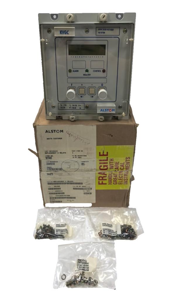 ALSTOM KVGC KVGC20201N21GEB VOLTAGE REGULATING CONTROL RELAY