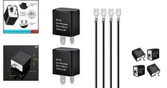 12V Speed Adjustable LED Electronic Flasher Relay – Perfect for Cars and Bikes
