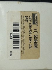 Dayton Electric Boat Relay 5X848M | 3 1/8 x 2 1/2 Inch 8 Pin