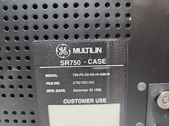 General Electric SR750 750-P5-G5-D5-HI-A20-R Feeder Relay W/ Case