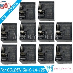 10PCS General Power Relay For GOLDEN GK-C-1A-12D 12VDC 4-Pins 40A 277VAC