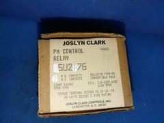 Joslyn Clark PM Control Relay 5U2-76 5U276 90 Day Warranty