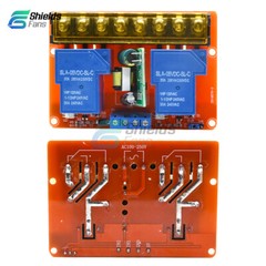 AC100-250V 30A 2 Channel Relay Switch DC 5V Hgh-low Level Trigger Control Module