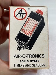 AIR-O-TRONICS TDU100033C3A SOLID STATE TIMER .33 SEC DELAY 10A DPDT 120V AC
