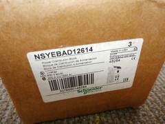 3pc Schneider NSYEBAD12614 Power Distribution Block, 200A CU, 155A AL, 600V *NEW