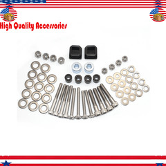 Golf Cart Suntop Hardware Set For EZGO DCS/PDS/TXT 2-Seater Model 75465-G01 US