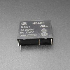 HF HF46F General Power Relay DC 5V 12V 24V 4-Pin 4 Pins 5A HF46F-005/012/024-HS1