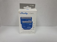 2 pk Shelly 1 Gen4 | Wi-Fi, Zigbee & Matter Smart Relay Switch with Dry Contacts