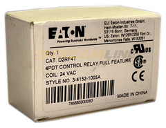 Eaton D2RF4T Ice Cube Relay, 6 Amp, 24 Vac Coil, 14-Blade Terminal, 4PDT