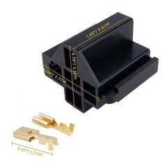5 Pin 12V Car Relay Socket 30A/40A Pack of 5 with Copper Contact