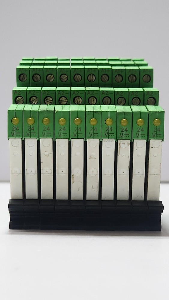 PACK OF 10 PHOENIX CONTACT 2961105 RELAY WITH PLC-BSC-24DC/21 BASE FAST SHIP