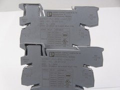 Lot of 2 Phoenix Contact 2966016 PLC-BSC-24DC/21 Base w/ 2961105 Relay