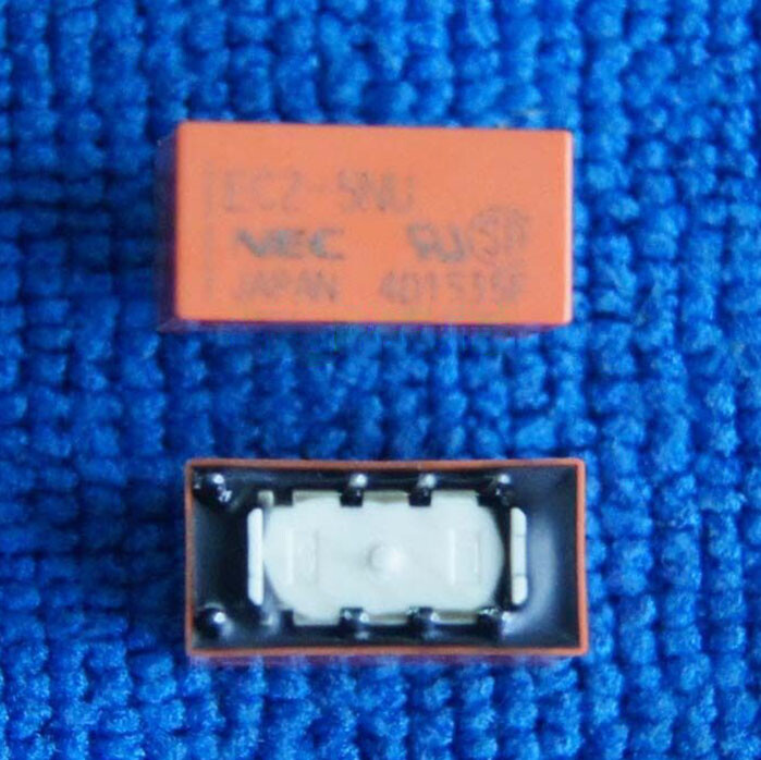 50pcs For Relay 8Pins EC2-5NU 5VDC