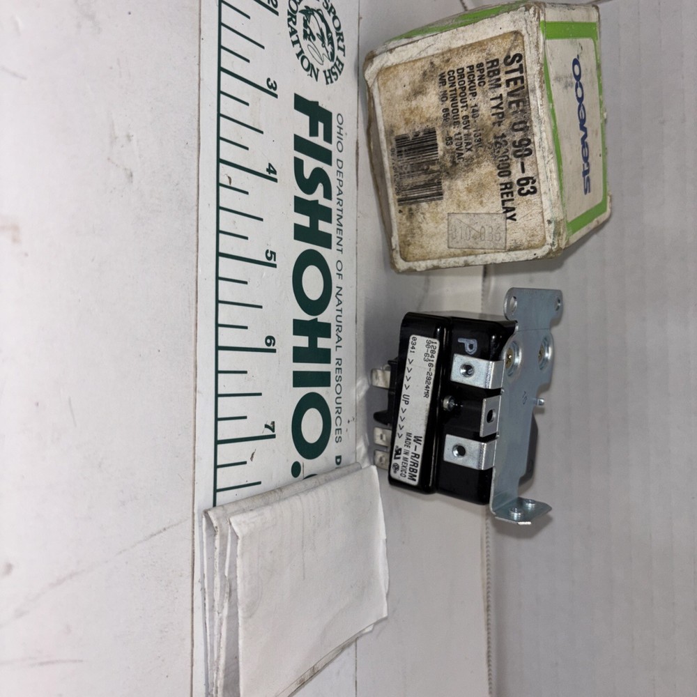 STEVECO 90-63 RBM TYPE 128000 RELAY 8PNC