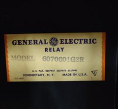 General Electric A-C Reclosing Relay 5BA45AA93 Motor Type AC-1 Collectable GE