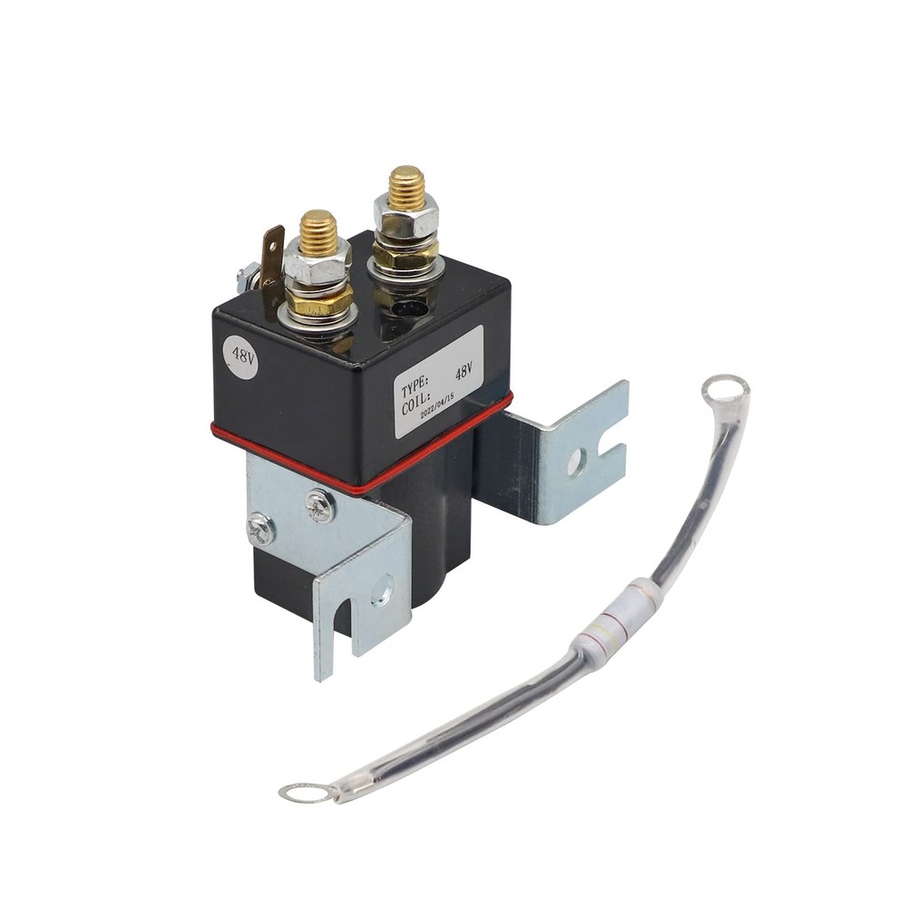Club Car 48V 4 Terminal Albright Solenoid Coil with Resistor Assembly for 199…
