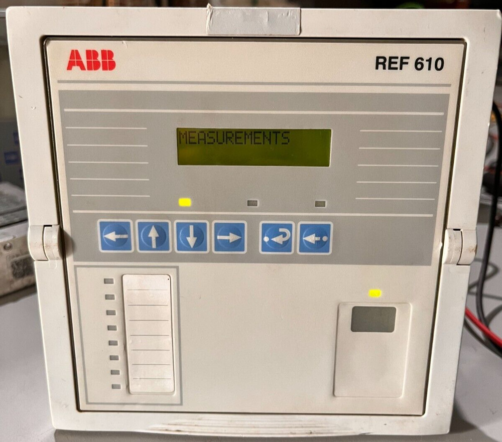 ABB REF 610 RELAY / ABB REF610C11HCNR02 FEEDER PROTECTION RELAY/ MADE IN POLAND