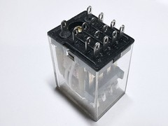 SZR-MY4-1 AC220V GoldStar Power Relay 220VAC Coil 4PDT 3A 14-Pin Plug-In