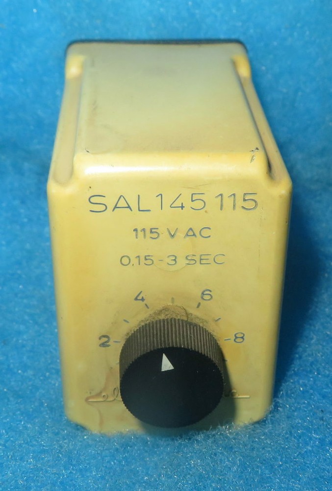 Electromatic S-Systemm SAL-145-115 0.15-3 Sec 115V Relay + 1 Year Warranty