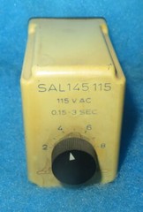 Electromatic S-Systemm SAL-145-115 0.15-3 Sec 115V Relay + 1 Year Warranty